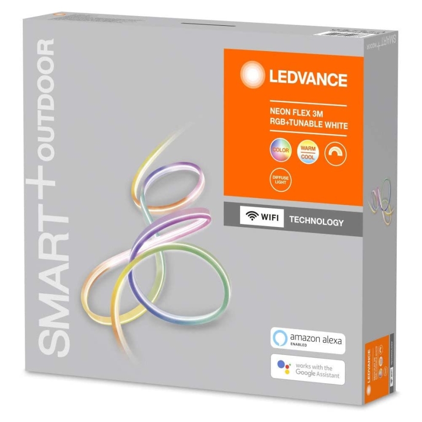 Ledvance - RGB+TW Світлодіодна вулична стрічка SMART+ FLEX 3м LED/15W/230V 2700K-6500K IP44 Wi-Fi