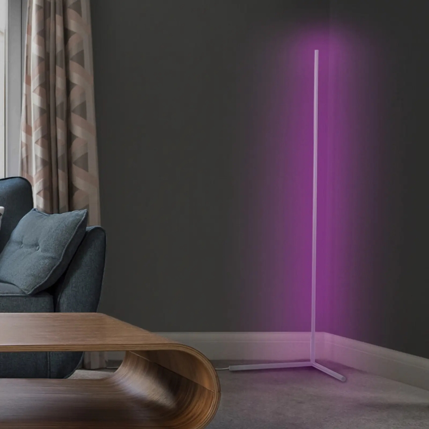 Ledvance - RGBW LED Торшер з регулюванням яскравості SMART+ FLOOR LED/20W/230V 2700-6500K Wi-Fi білий + дистанційне керування