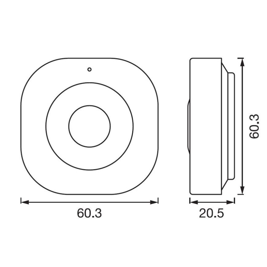 Ledvance - Розумний датчик руху SMART+ 3,7В 500 мАг Wi-Fi