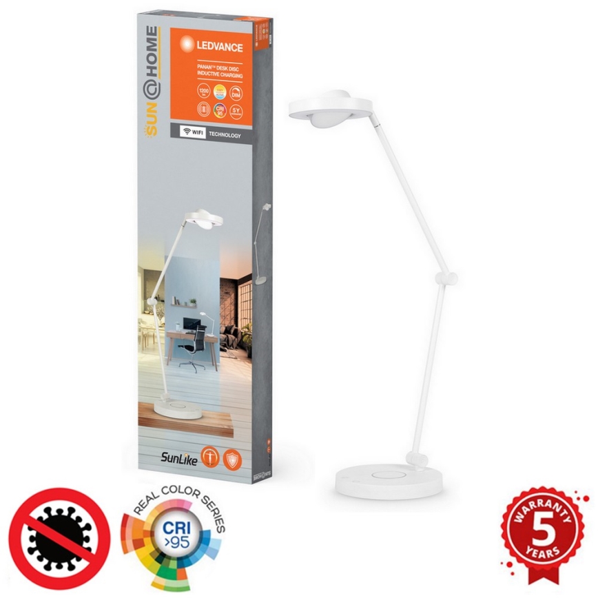 Ledvance - Сенсорна настільна LED лампа з регулюванням яскравості SUN@HOME LED/20W/230V 2200-5000K CRI 95 Wi-Fi