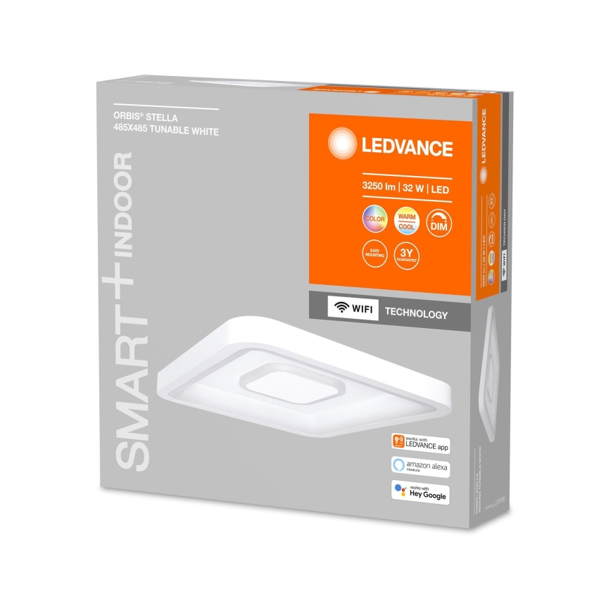 Ledvance - Стельовий LED RGBW світильник з регулюванням яскравості SMART+ ORBIS LED/32W/230V 2700-6500K Wi-Fi