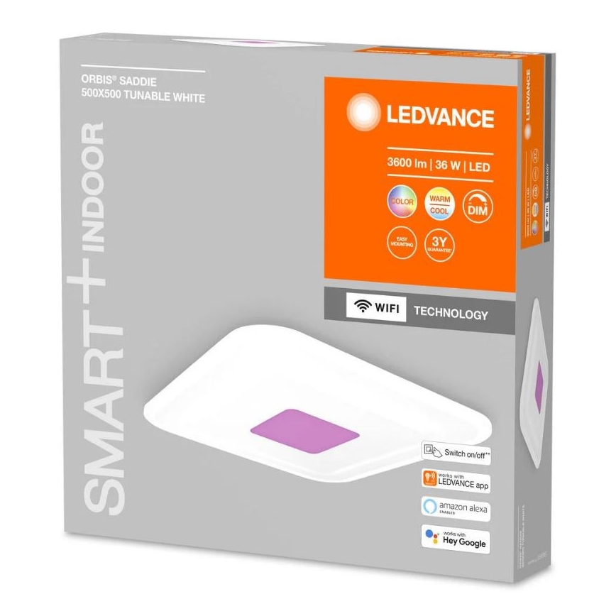 Ledvance - Стельовий LED RGBW світильник з регулюванням яскравості SMART+ ORBIS LED/32W/230V Wi-Fi