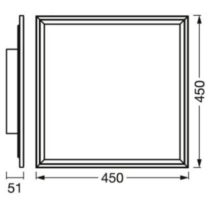 Ledvance - Стельовий LED RGBW світильник з регулюванням яскравості SMART+ PLANON LED/24W/230V 2700-6500K Wi-Fi