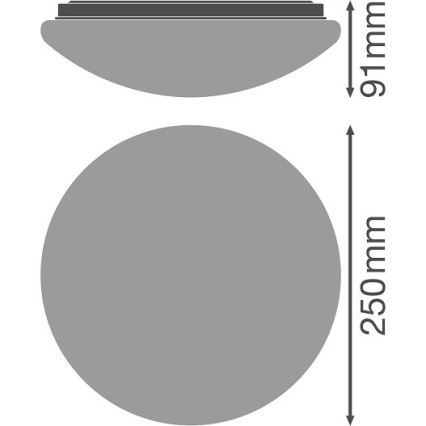 Ledvance - Стельовий LED світильник ESSENTIAL LED/13W/230V 4000K