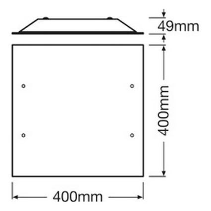 Ledvance - Стельовий LED світильник LUNIVE LED/24W/230V
