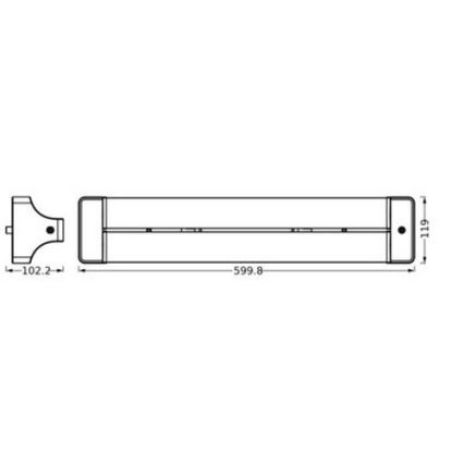 Ledvance - Стельовий LED світильник OFFICE LINE LED/24W/230V 60 см