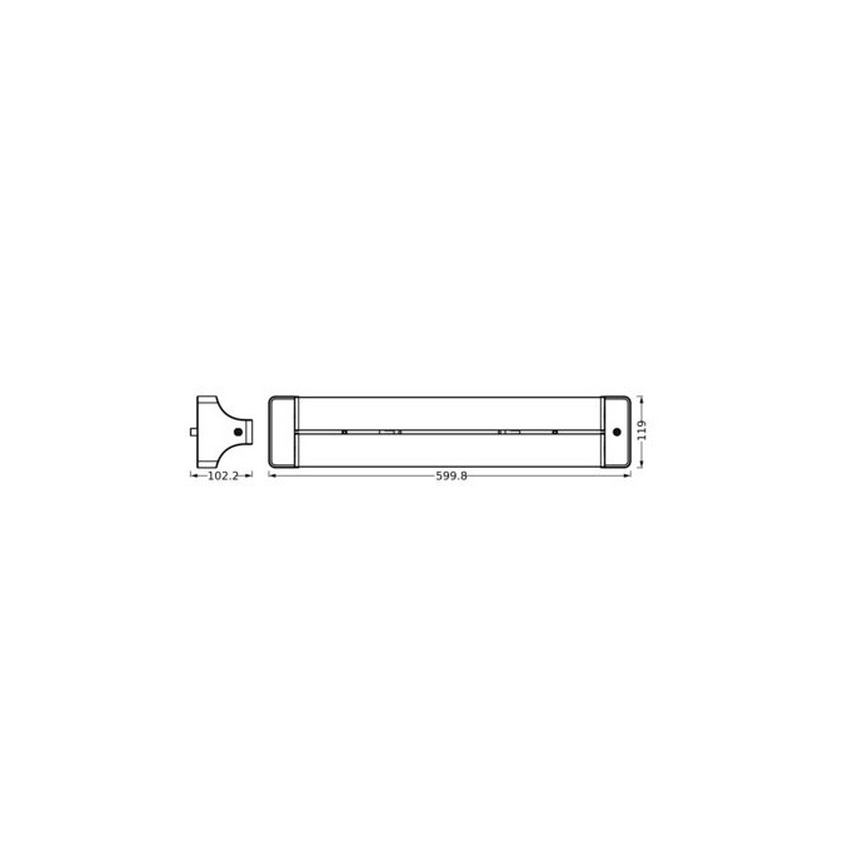 Ledvance - Стельовий LED світильник OFFICE LINE LED/24W/230V 60 см