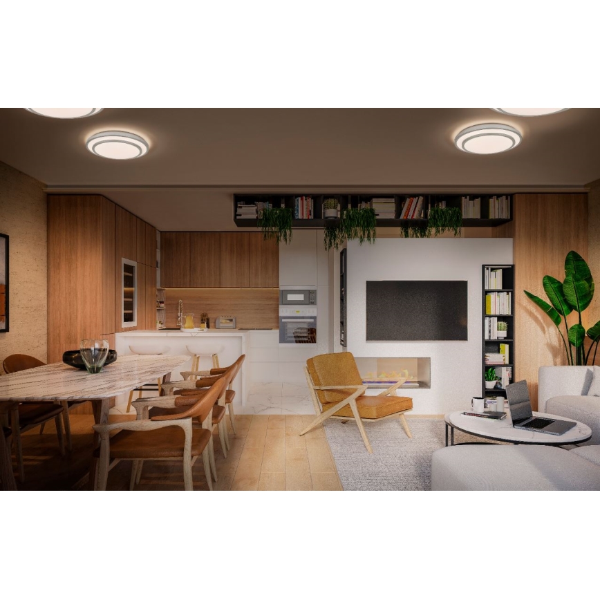 Ledvance - Стельовий LED світильник ORBIS BERLIN LED/24W/230V срібний