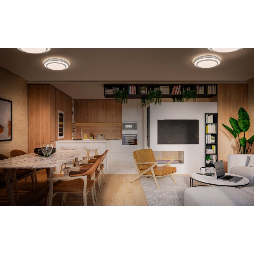 Ledvance - Стельовий LED світильник ORBIS BERLIN LED/36W/230V срібний