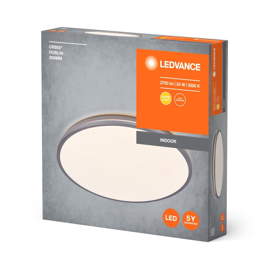 Ledvance - Стельовий LED світильник ORBIS DUBLIN LED/24W/230V діаметр 39 см
