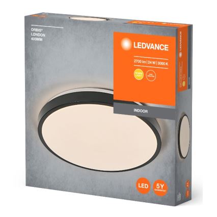 Ledvance - Стельовий LED світильник ORBIS LONDON LED/24W/230V чорний