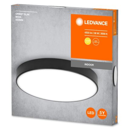 Ledvance - Стельовий LED світильник ORBIS SLIM LED/36W/230V чорний