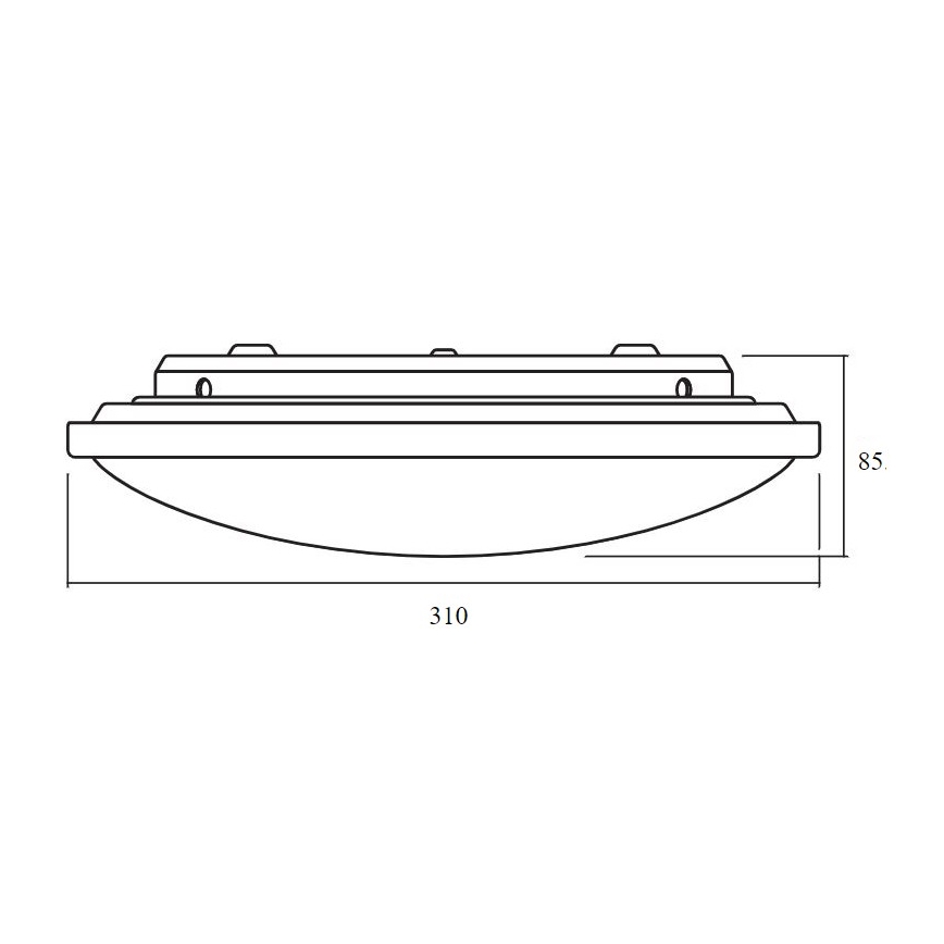 Ledvance - Стельовий LED світильник з регулюванням яскравості ORBIS LED/17W/230V 2700-6500 + дистанційне керування