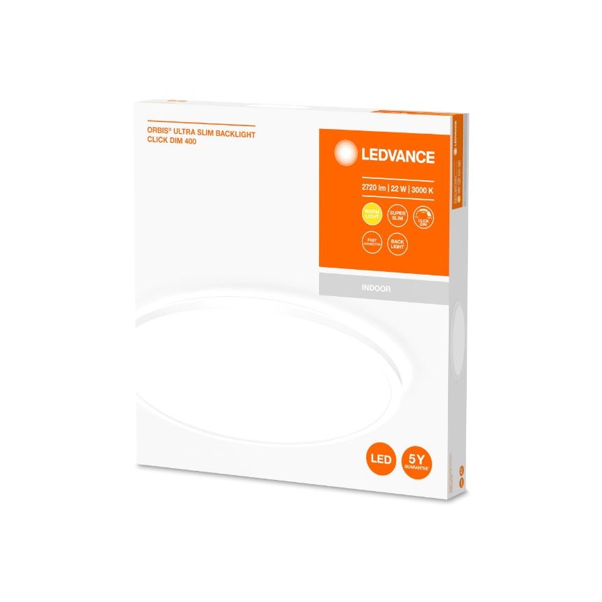 Ledvance - Стельовий LED світильник з регулюванням яскравості ORBIS LED/22W/230V білий