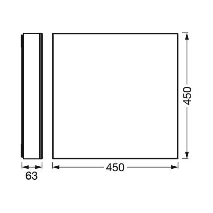 Ledvance -Стельовий LED світильник з регулюванням яскравості SMART+ FRAMELESS LED/24,5W/230V 3000-6500K Wi-Fi