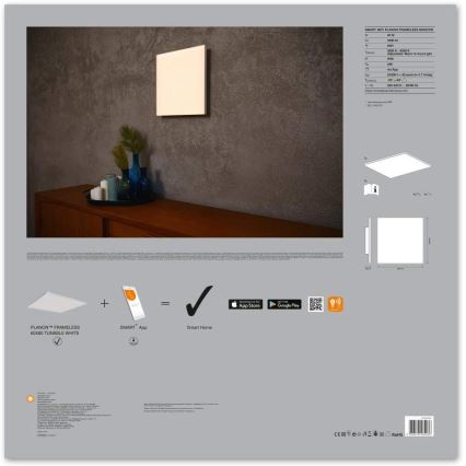 Ledvance - LED світильник з регулюванням яскравості SMART+ FRAMELESS LED/40W/230V 3000K-6500K Wi-Fi