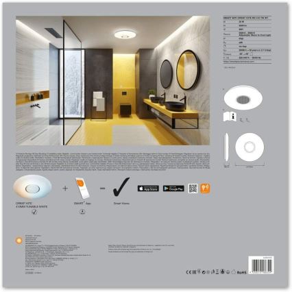 Ledvance - LED Світильник з регулюванням яскравості SMART+ KITE LED/24W/230V 3000K-6500K Wi-Fi