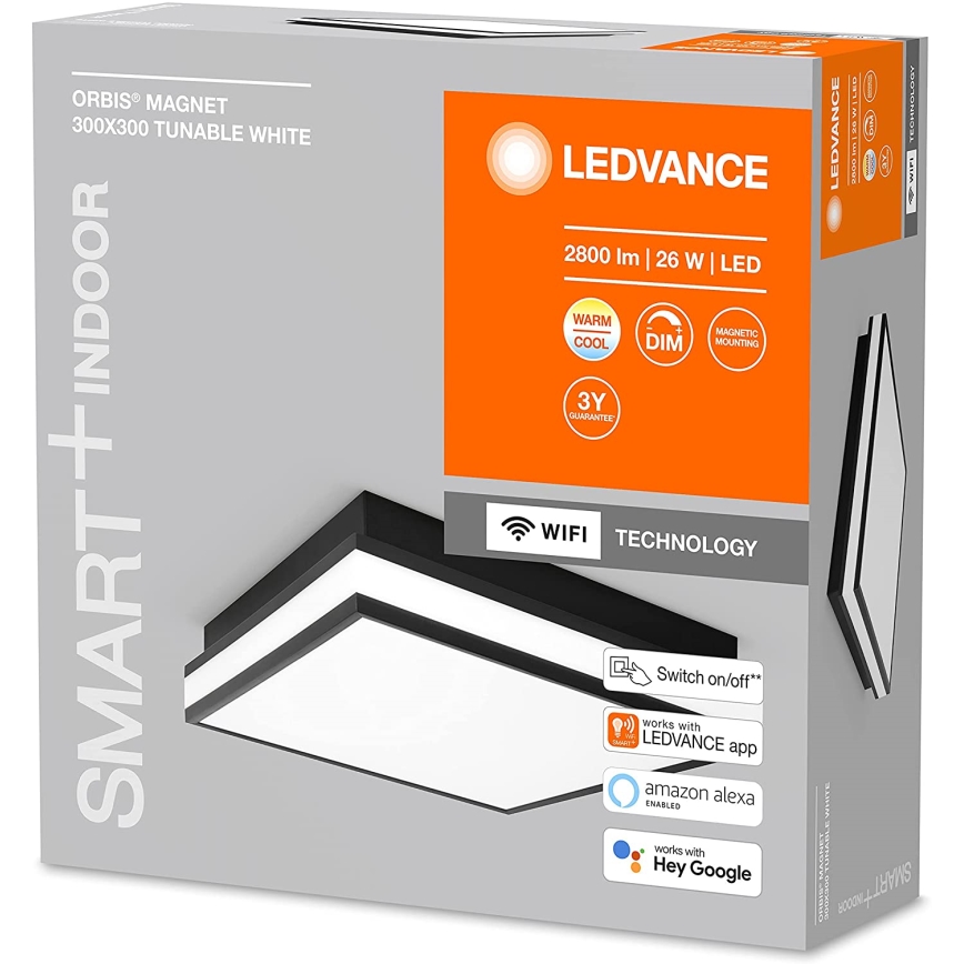 Ledvance - Стельовий LED світильник з регулюванням яскравості SMART+ MAGNET LED/26W/230V 3000-6500K Wi-Fi