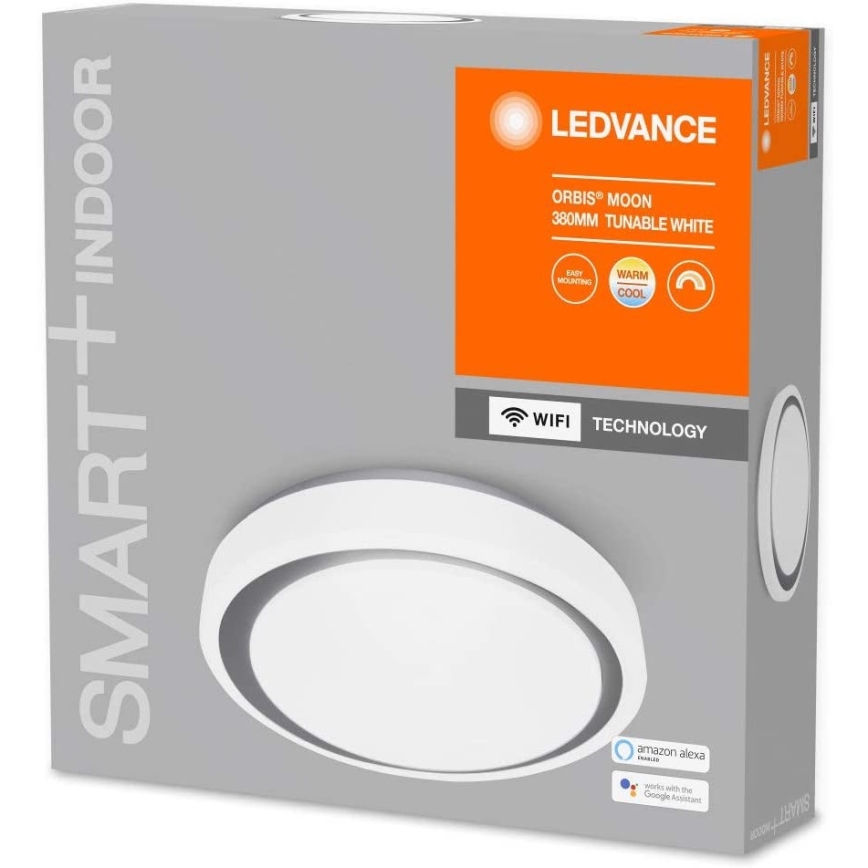 Ledvance - LED світильник з регулюванням яскравості SMART+ MOON LED/24W/230V 3000K-6500K Wi-Fi