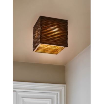 Ledvance - Стельовий світильник DECOR CARDBOARD 1xE27/15W/230V 25x25 см