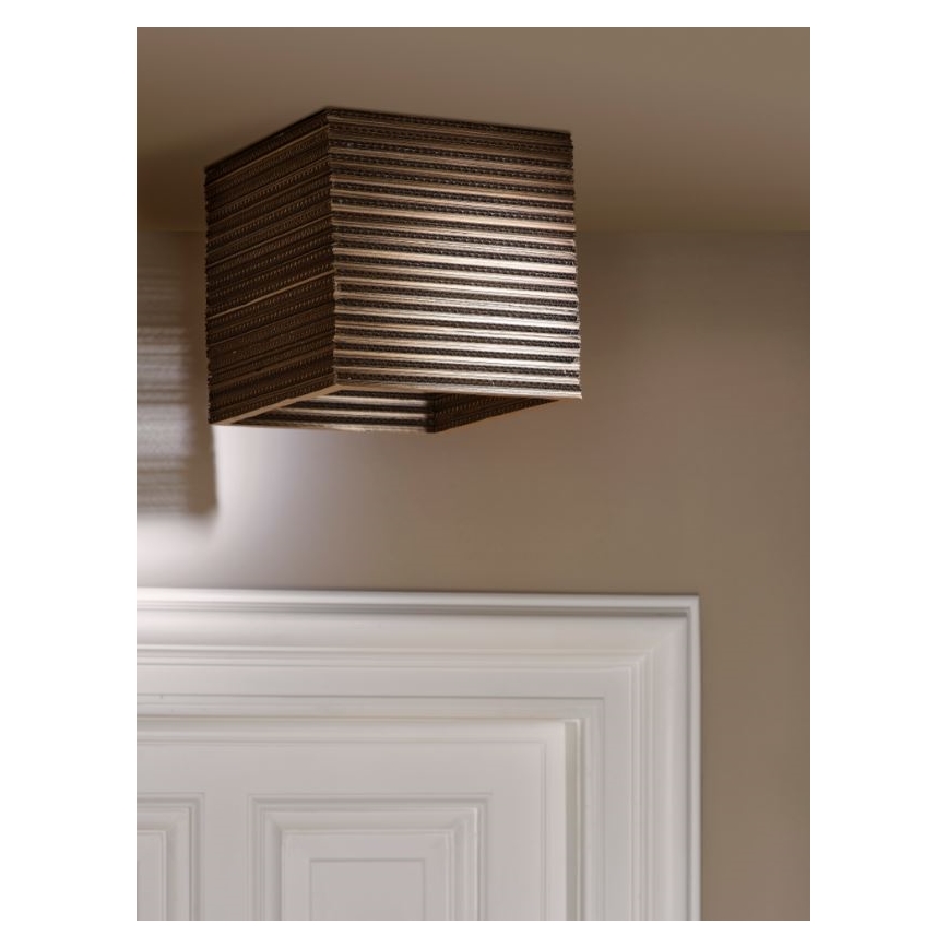 Ledvance - Стельовий світильник DECOR CARDBOARD 1xE27/15W/230V 25x25 см
