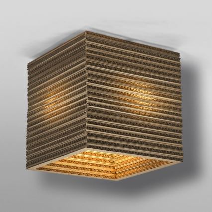 Ledvance - Стельовий світильник DECOR CARDBOARD 1xE27/15W/230V 25x25 см