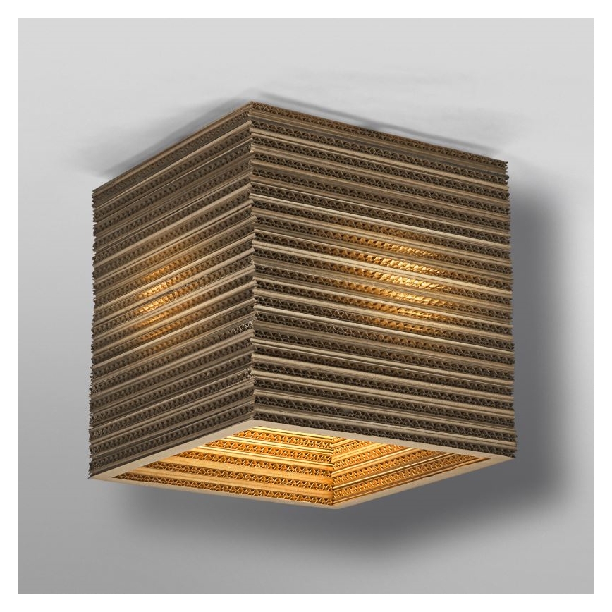 Ledvance - Стельовий світильник DECOR CARDBOARD 1xE27/15W/230V 25x25 см