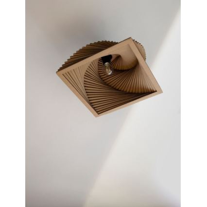 Ledvance - Стельовий світильник DECOR CARDBOARD 1xE27/15W/230V 40x40 см