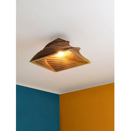Ledvance - Стельовий світильник DECOR CARDBOARD 1xE27/15W/230V 40x40 см