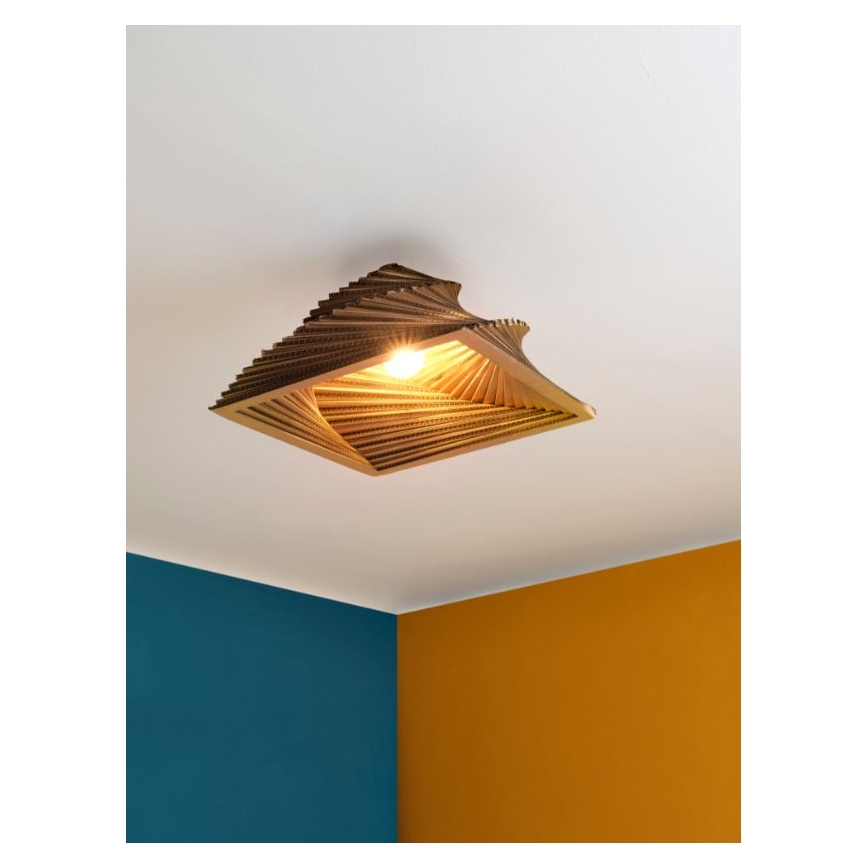 Ledvance - Стельовий світильник DECOR CARDBOARD 1xE27/15W/230V 40x40 см