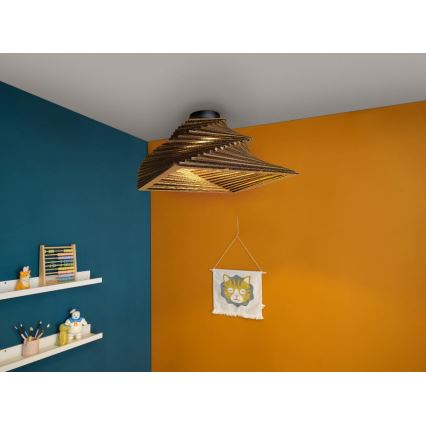 Ledvance - Стельовий світильник DECOR CARDBOARD 1xE27/15W/230V 40x40 см