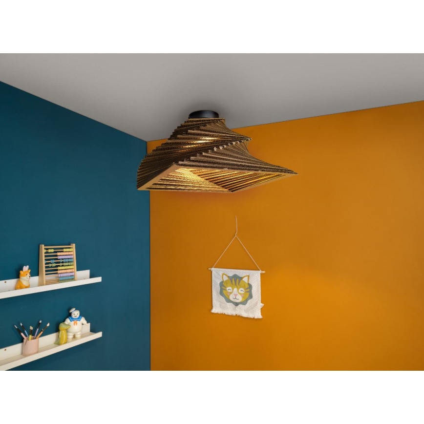 Ledvance - Стельовий світильник DECOR CARDBOARD 1xE27/15W/230V 40x40 см