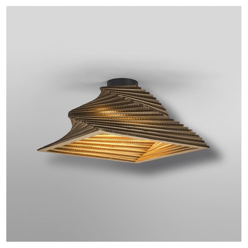Ledvance - Стельовий світильник DECOR CARDBOARD 1xE27/15W/230V 40x40 см