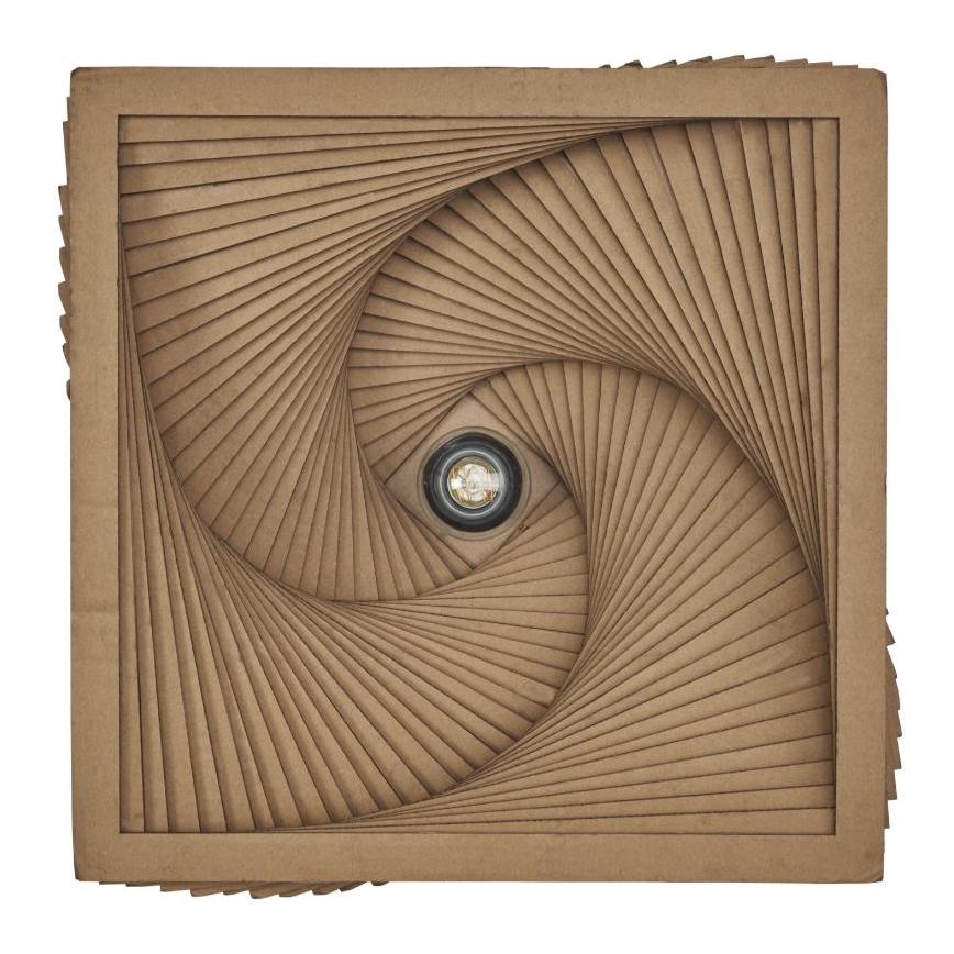 Ledvance - Стельовий світильник DECOR CARDBOARD 1xE27/15W/230V 40x40 см