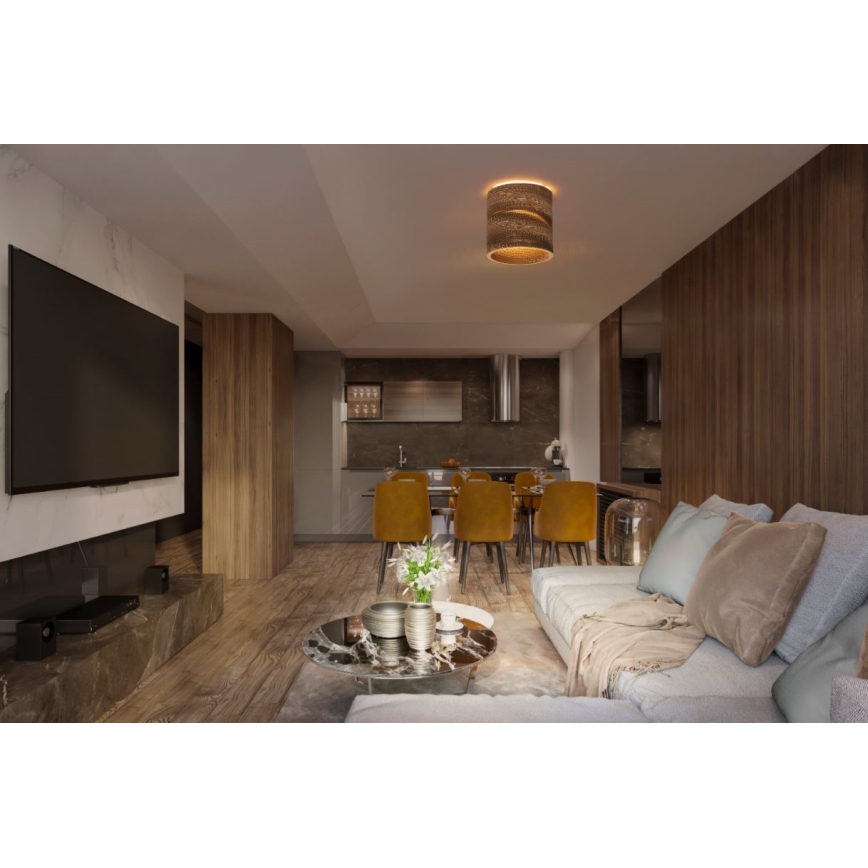 Ledvance - Стельовий світильник DECOR CARDBOARD 1xE27/15W/230V діаметр 25 см