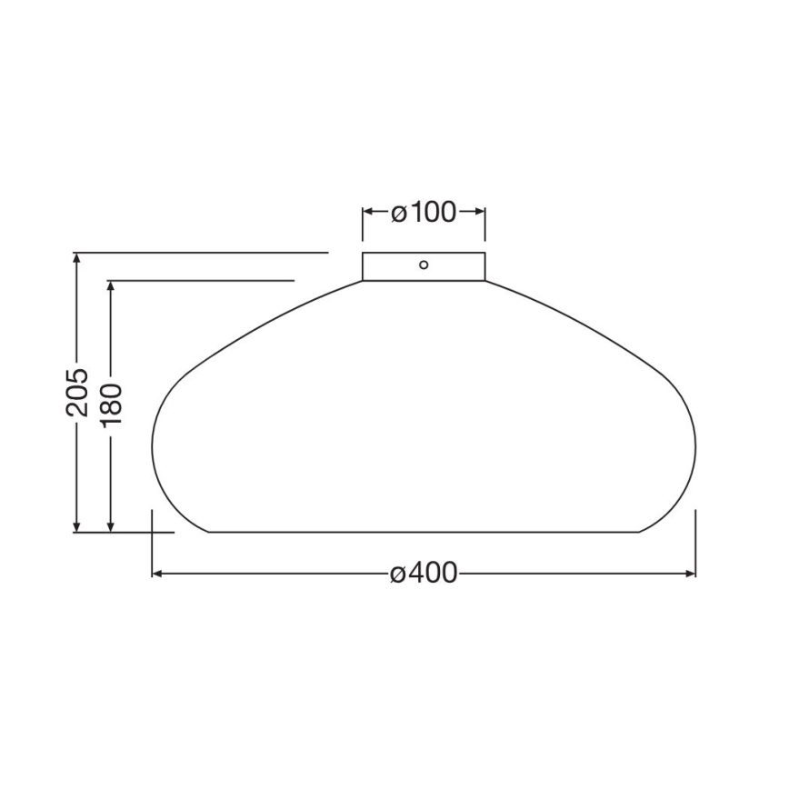 Ledvance - Стельовий світильник DECOR CARDBOARD 1xE27/15W/230V діаметр 40 см