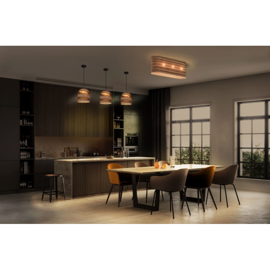 Ledvance - Стельовий світильник DECOR CARDBOARD 3xE27/15W/230V