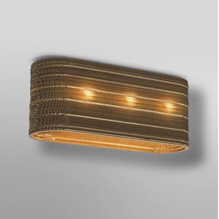 Ledvance - Стельовий світильник DECOR CARDBOARD 3xE27/15W/230V