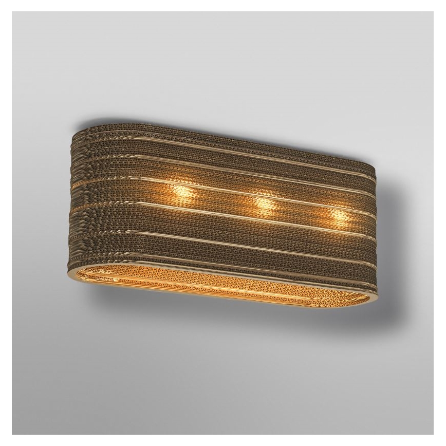 Ledvance - Стельовий світильник DECOR CARDBOARD 3xE27/15W/230V