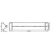 Ledvance - Стельовий LED світильник OFFICE LINE LED/24W/230V 60 см