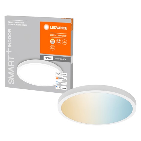 Ledvance - Стельовий LED світильник з регулюванням яскравості SMART+ DOWNLIGHT LED/30W/230V 3000-6500K Wi-Fi