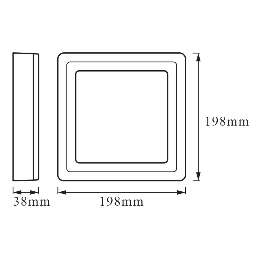 Ledvance - Светодиодный RGB регулируемый потолочный светильник LED/19W/230V с дистанционным управлением