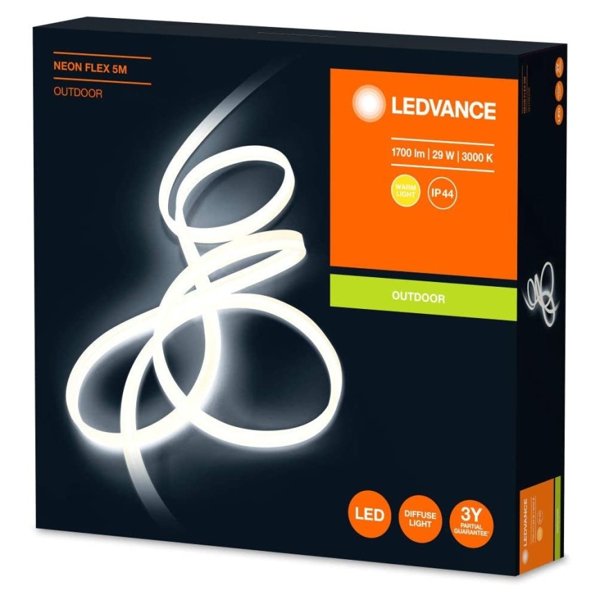 Ledvance - Светодиодная диммируемая уличная лента FLEX 5 м LED/29W/230V IP44 + ДУ