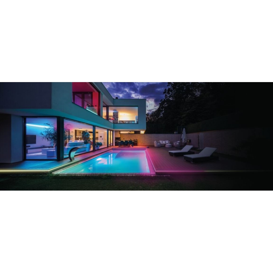 Ledvance - Светодиодная диммируемая уличная лента RGB FLEX 5 м LED/23W/230V IP44 + ДУ