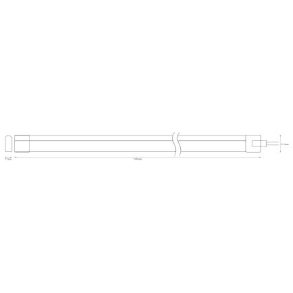 Ledvance - Светодиодная диммируемая уличная лента RGB FLEX 5 м LED/23W/230V IP44 + ДУ