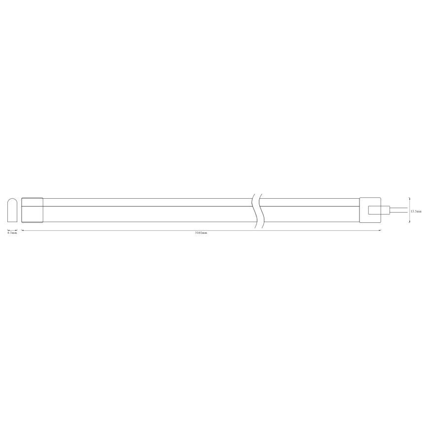Ledvance - Светодиодная диммируемая уличная лента RGB FLEX 5 м LED/23W/230V IP44 + ДУ