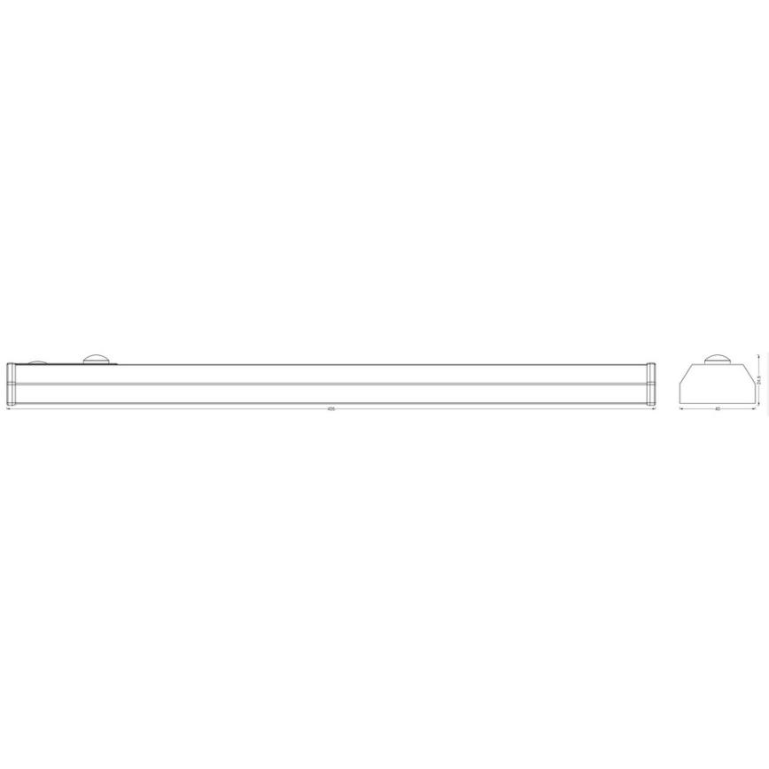 Ledvance - Светодиодная лампа для подсветки кухонной столешницы с датчиком MOBILE LED/1W/5V 4000K 40 см
