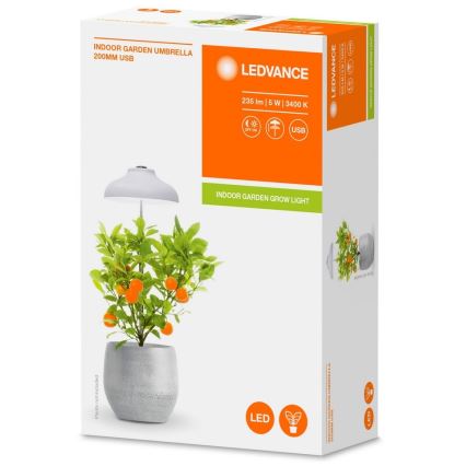 Ledvance - Светодиодная лампа для растений GARDEN LIGHT LED/5W/5V
