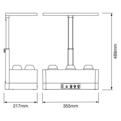 Ledvance - Светодиодная лампа для растений с регулированием яркости GARDEN KIT LED/24W/230V