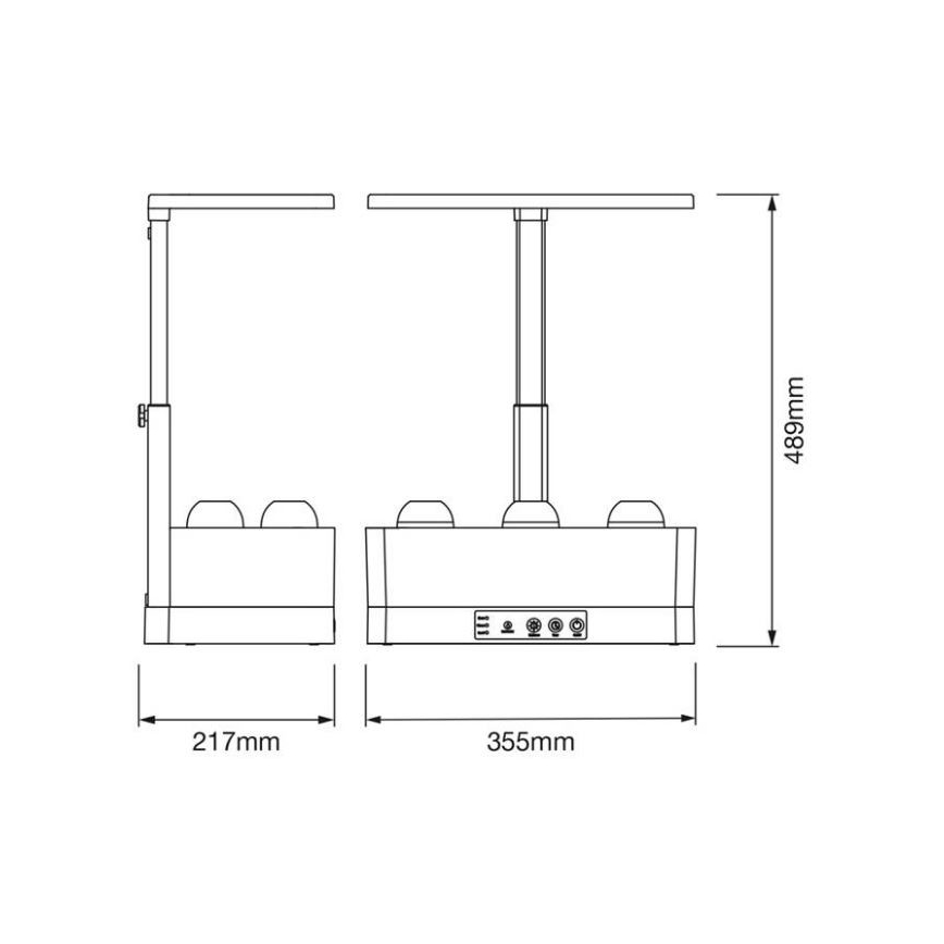 Ledvance - Светодиодная лампа для растений с регулированием яркости GARDEN KIT LED/24W/230V